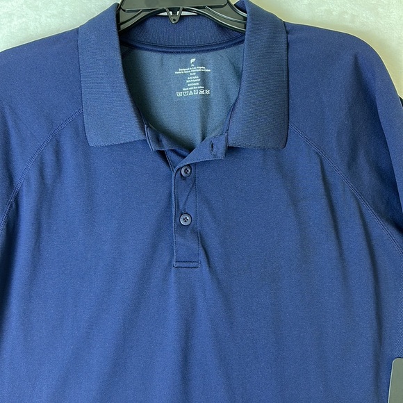 Fabletics Mens The Training Day Polo Navy Size XL NWT - Picture 4 of 10